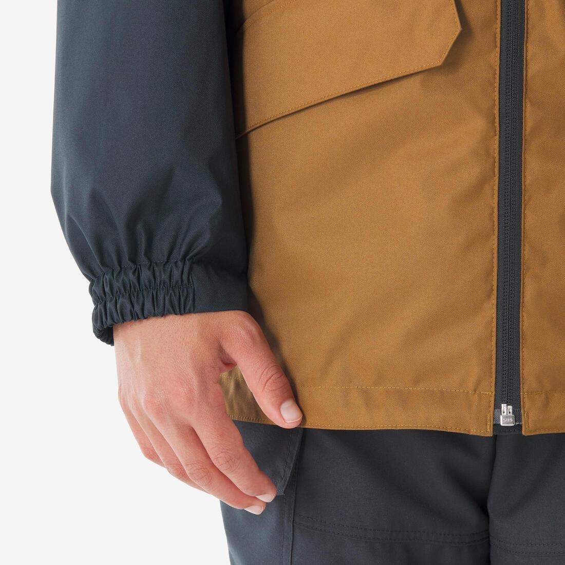 Kids Unisex 3-In-1 Hiking Jacket - MH100, Brown, No Color, large image number 5
