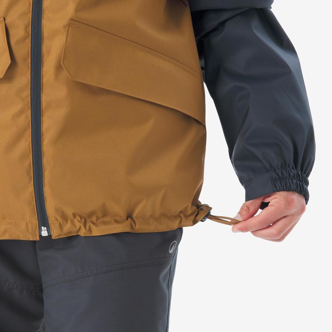 Kids Unisex 3-In-1 Hiking Jacket - MH100, Brown, No Color, large image number 6