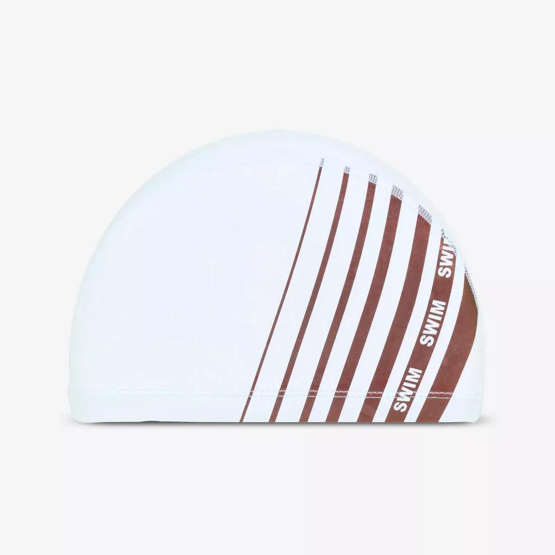Coated mesh swim cap - Printed fabric - Size M, Black, No Color, large image number 2