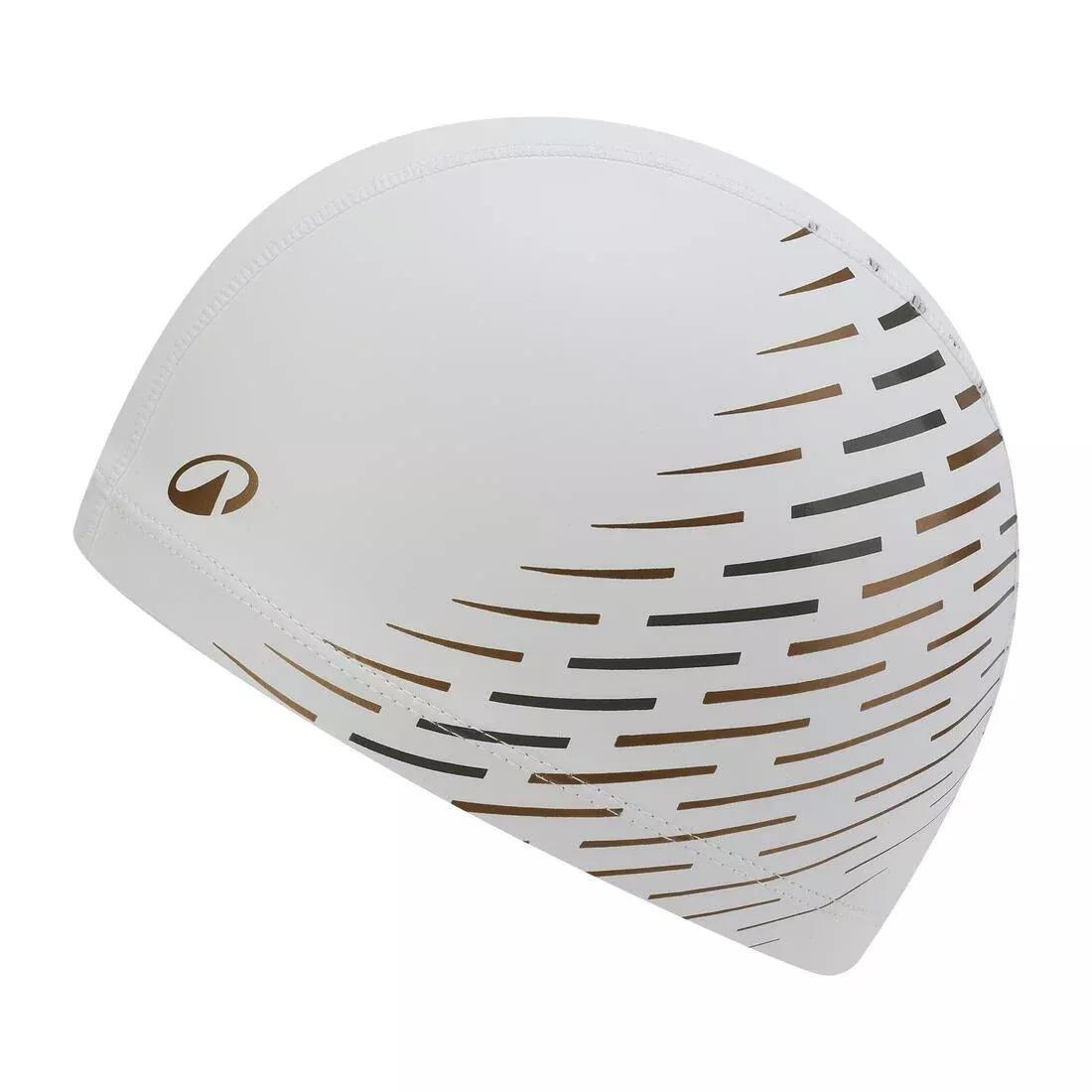 Coated mesh swim cap - Printed fabric - Size M, Black, No Color, large image number 4