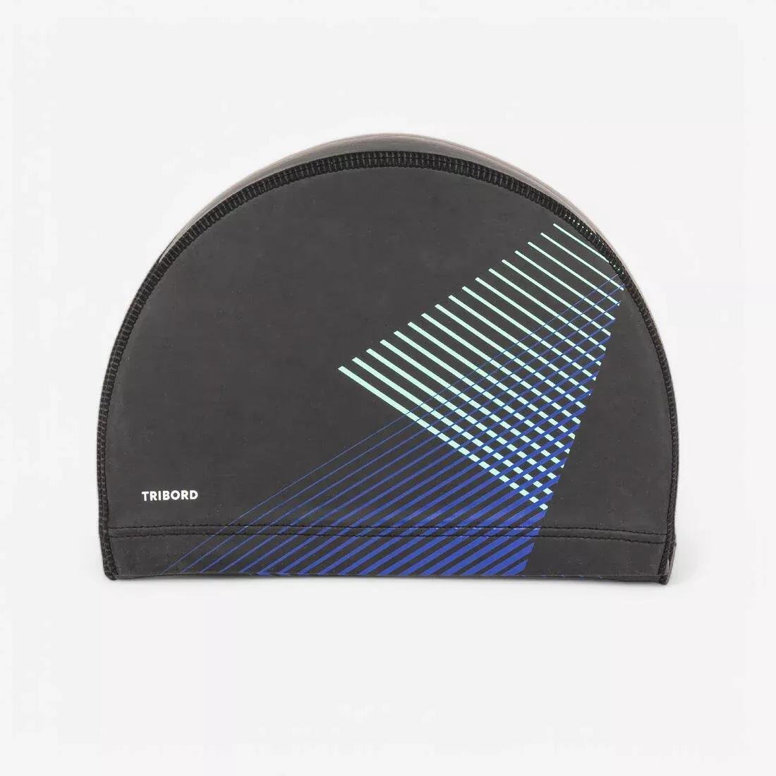 Coated mesh swim cap - Printed fabric - Size M, Black, No Color, large image number 6