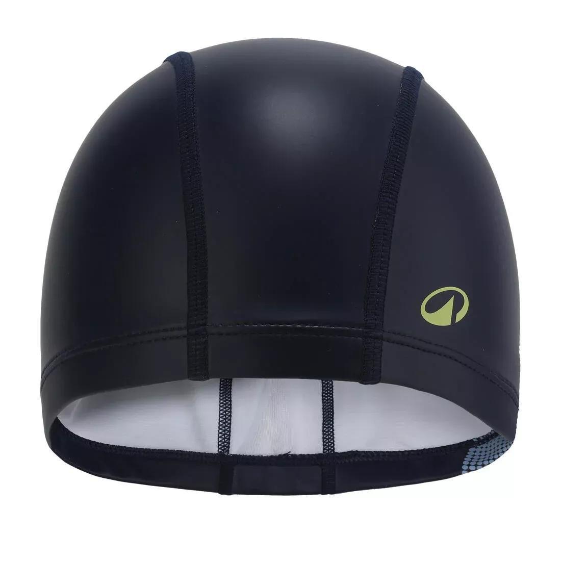 Coated mesh swim cap - Printed fabric - Size M, Black, No Color, large image number 8