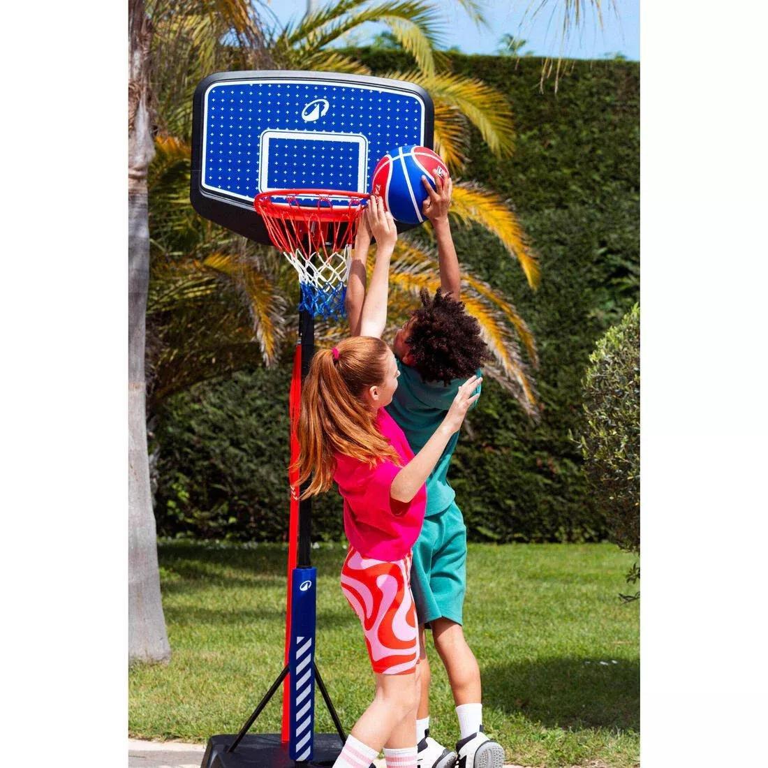 K900 Easy-Adjust Kids' Basketball Hoop (1.6m to 2.2m), No Color, large image number 5