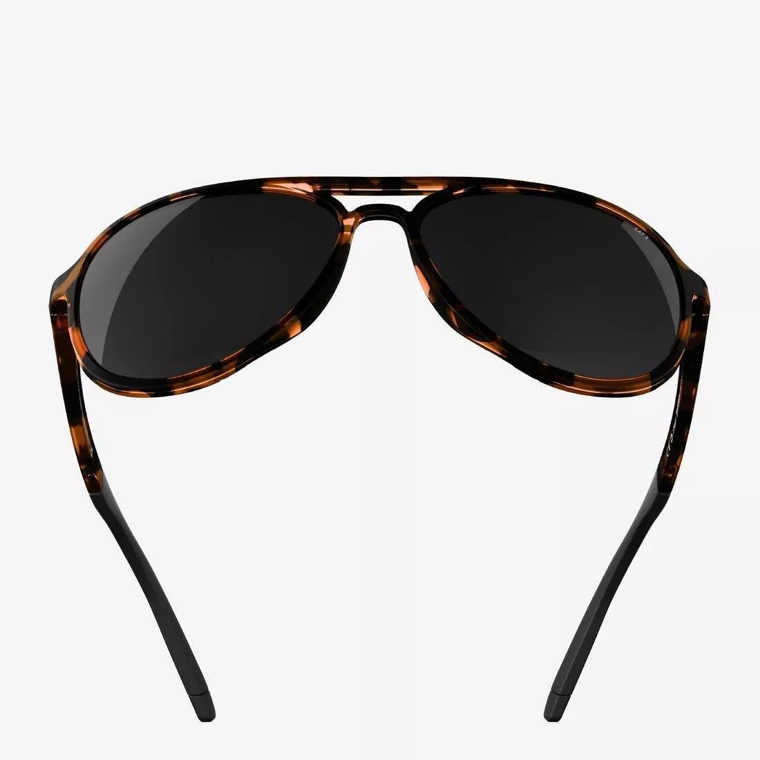 OCHRE BEIGE Adult's hiking sunglasses - MH120A - Category 3, No Color, medium