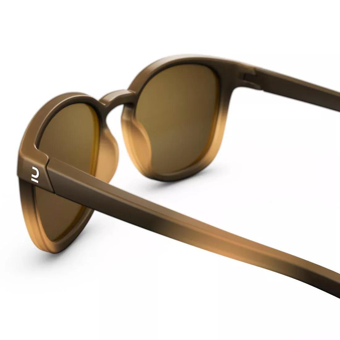 Adults Hiking Sunglasses - MH160 - Category 3, Beige, No Color, large image number 5