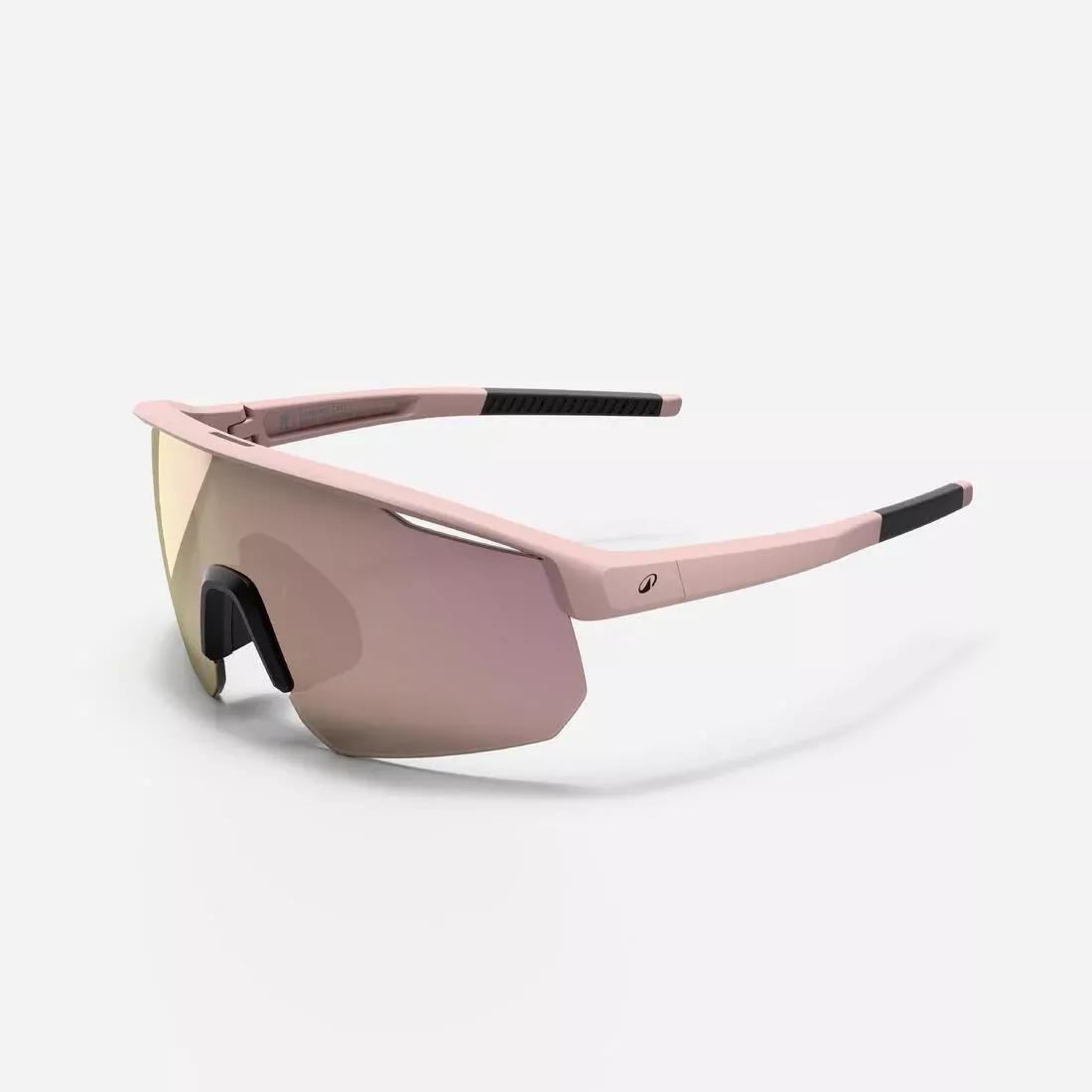 Unisex Cycling | Running Sunglasses - Category 3 Perf 500 Light, Pink, No Color, large image number 2