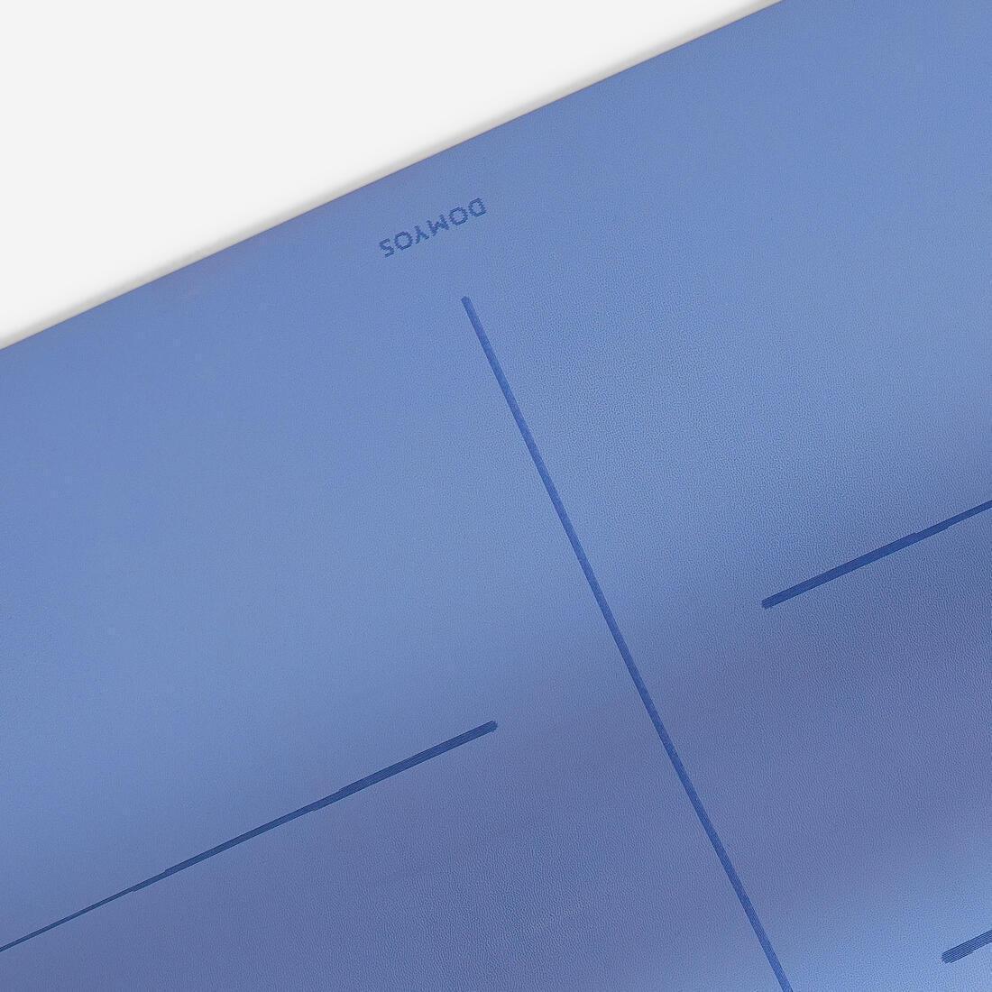 4 mm Thick Ultra Grippy Dynamic Yoga Mat, Blue, No Color, large image number 4