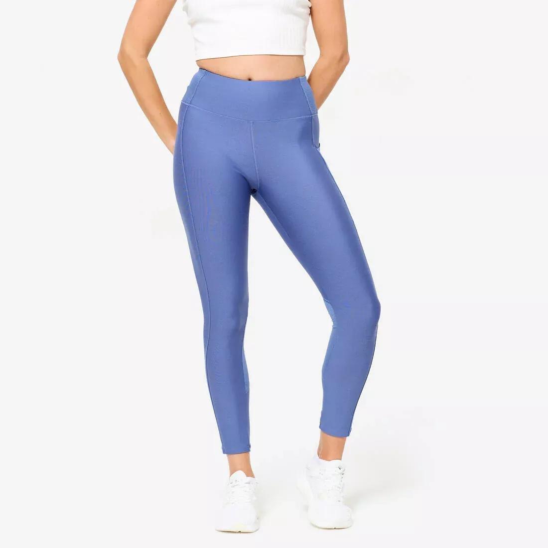 Women Fitness Leggings With Phone Pocket, Green, No Color, large image number 2