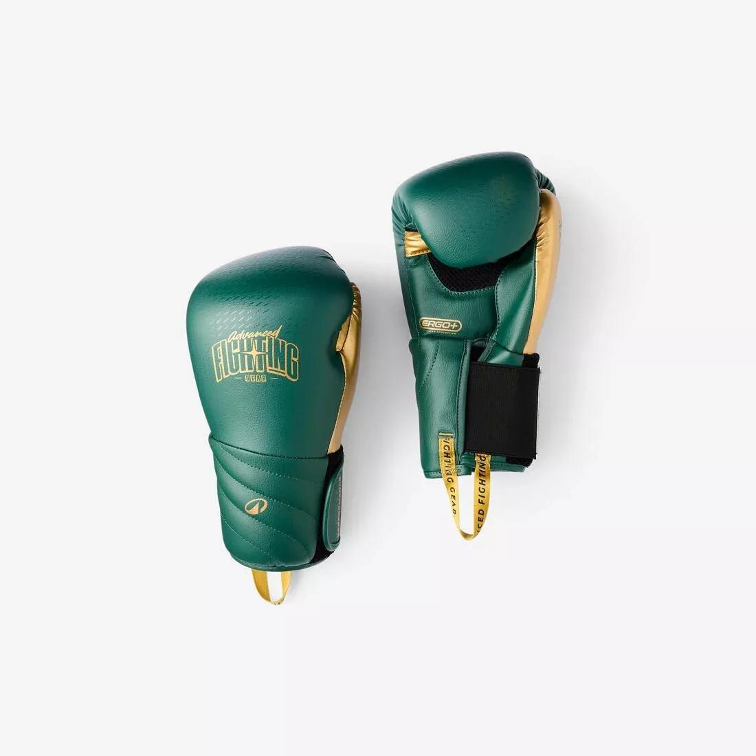 One-Piece Foam Boxing Gloves for Experienced Boxers, Green, No Color, medium