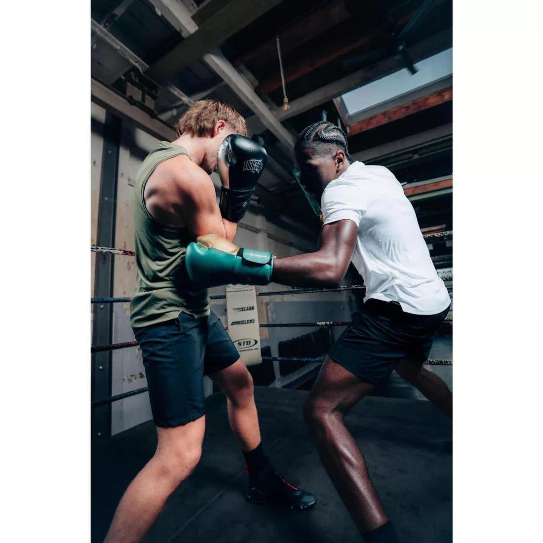 One-Piece Foam Boxing Gloves for Experienced Boxers, Green, No Color, medium