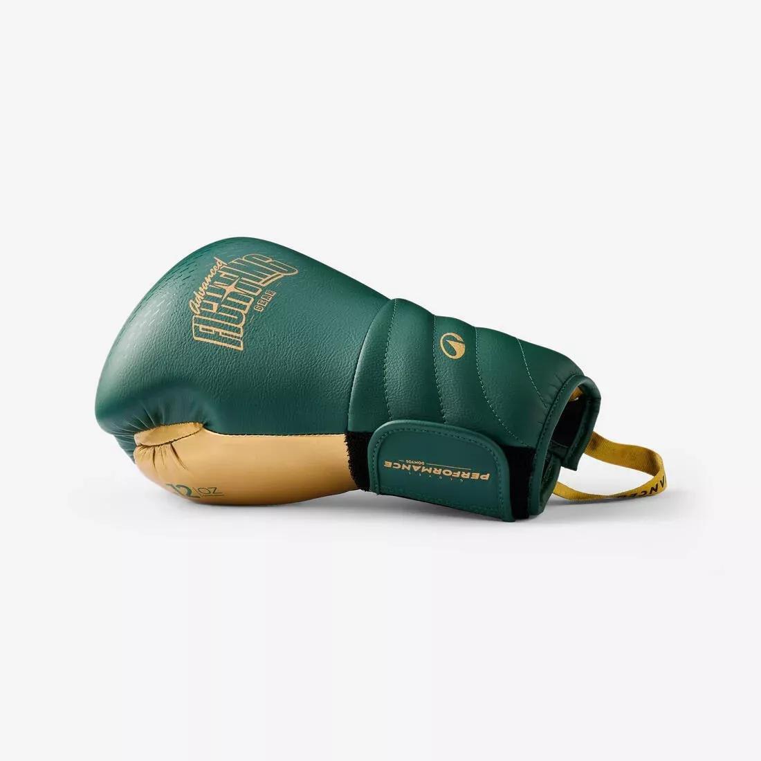One-Piece Foam Boxing Gloves for Experienced Boxers, Green, No Color, medium