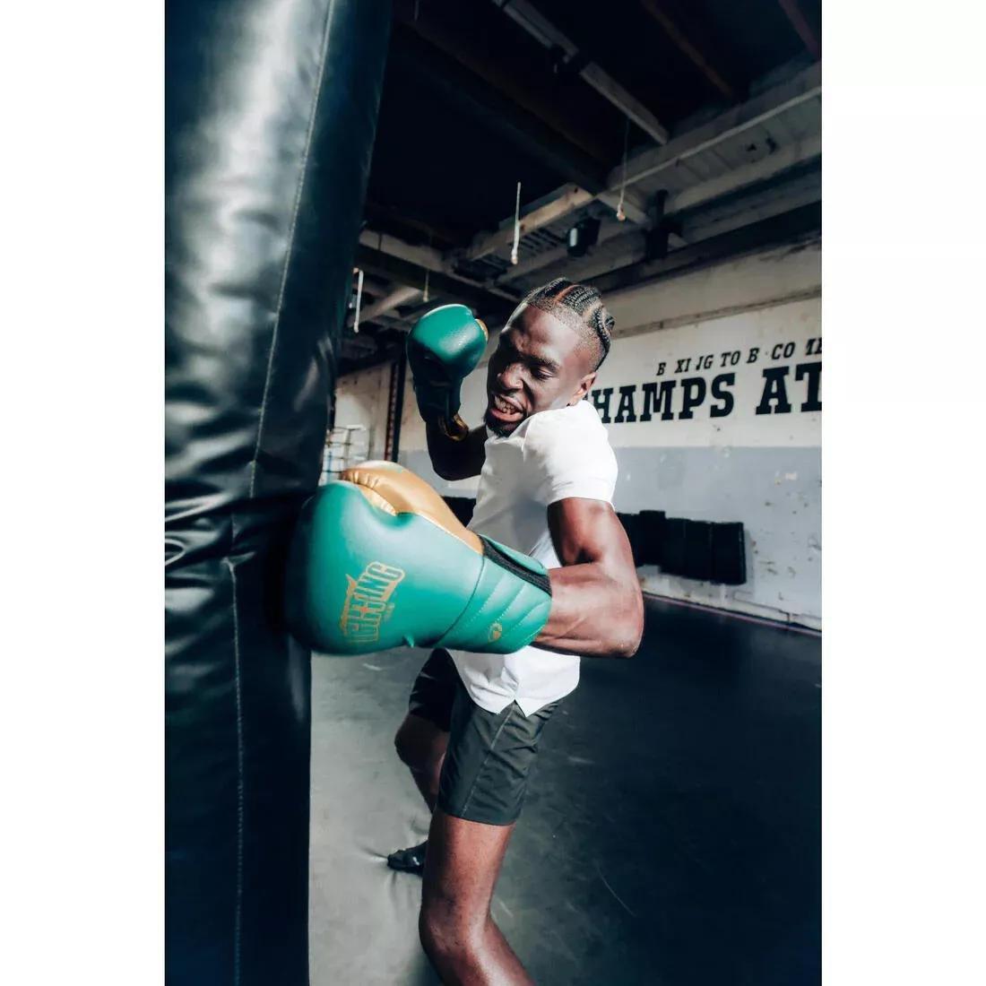 One-Piece Foam Boxing Gloves for Experienced Boxers, Green, No Color, large image number 4