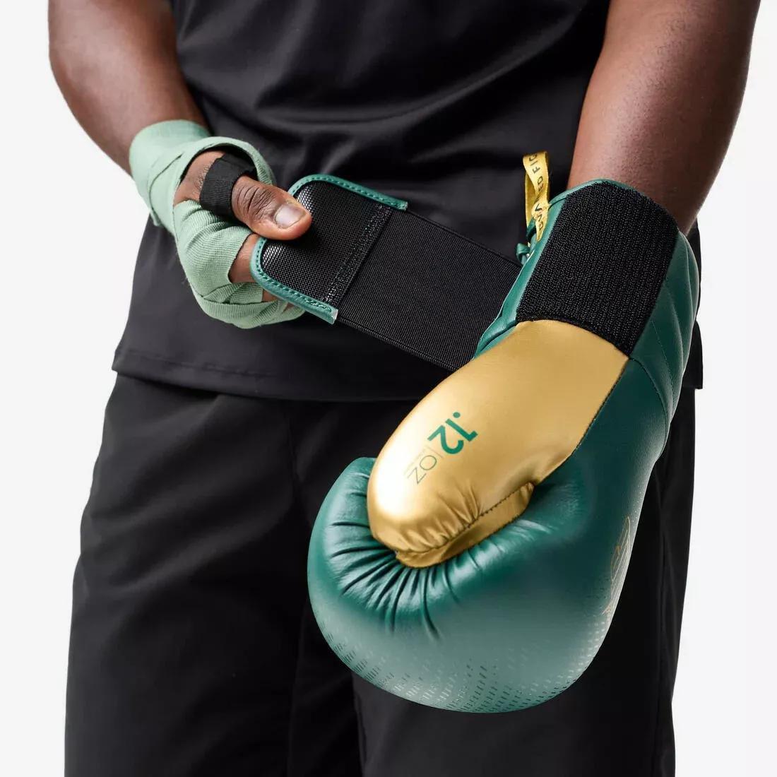 One-Piece Foam Boxing Gloves for Experienced Boxers, Green, No Color, large image number 5