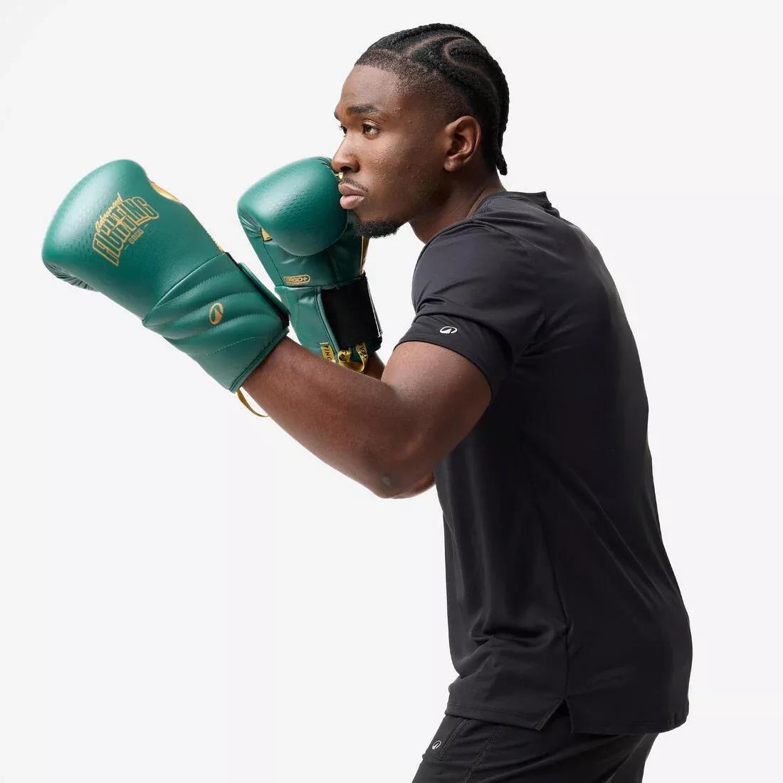 One-Piece Foam Boxing Gloves for Experienced Boxers, Green, No Color, large image number 6