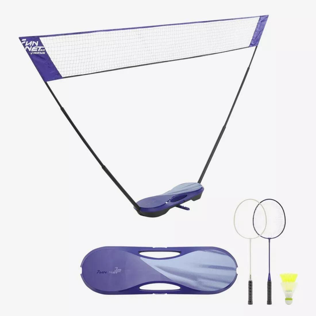 COBALT BLUE BADMINTON NET  Fun set 3 Meter, 5401_000, medium