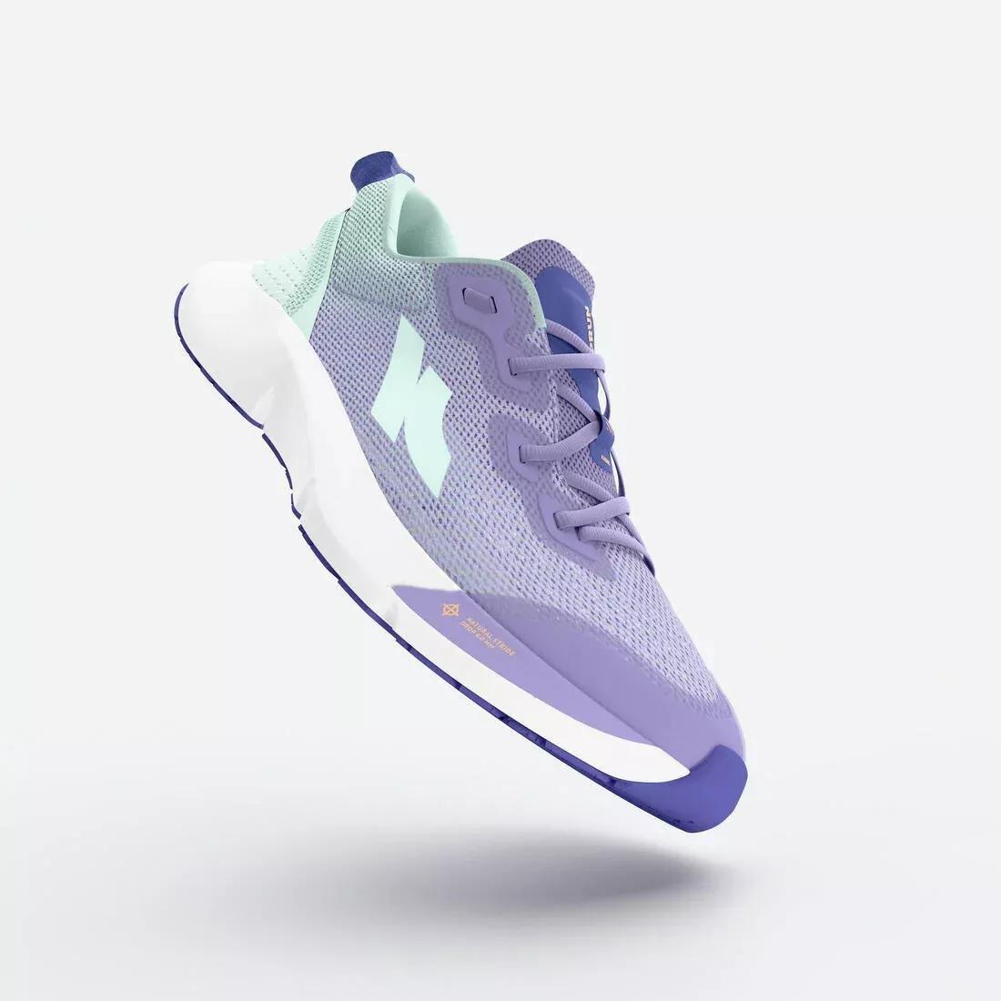 Children Running Shoes Drop 0 - Kiprun KN500, Blue, No Color, large image number 3