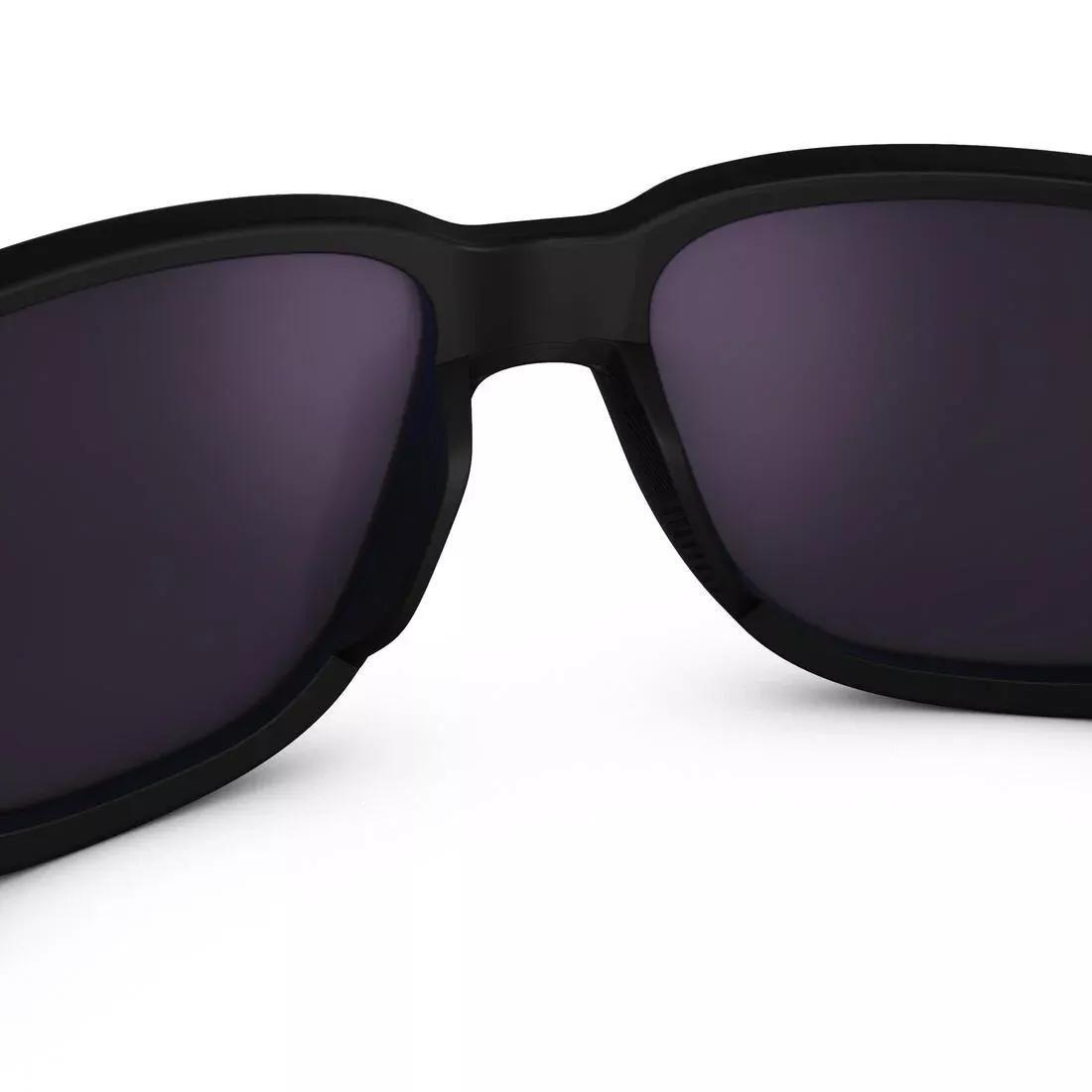 Adult Hiking Sunglasses - MH570 - Category 4 Polarised, Black, No Color, large image number 3