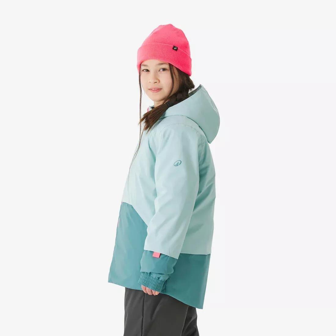 Kids Unisex Warm Ski Suit - Ski100, Turquoise, 5401_000, large image number 4
