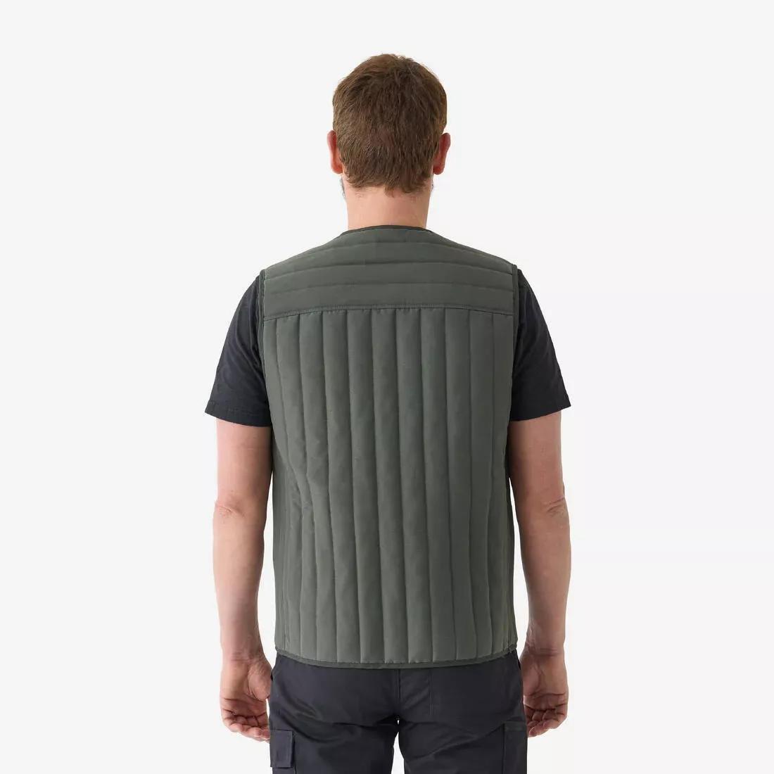 Quilted Vest - 100, Green, 5401_000, large image number 2