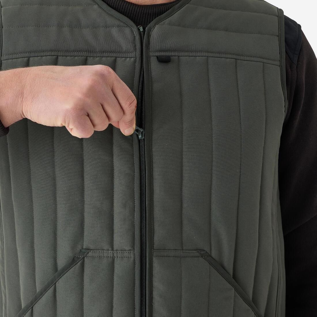 Quilted Vest - 100, Green, 5401_000, large image number 5