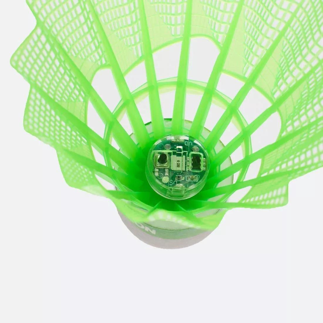 Outdoor Plastic Shuttlecock Psc 130 Nite *3 For Day And Night Play, Green, No Color, medium