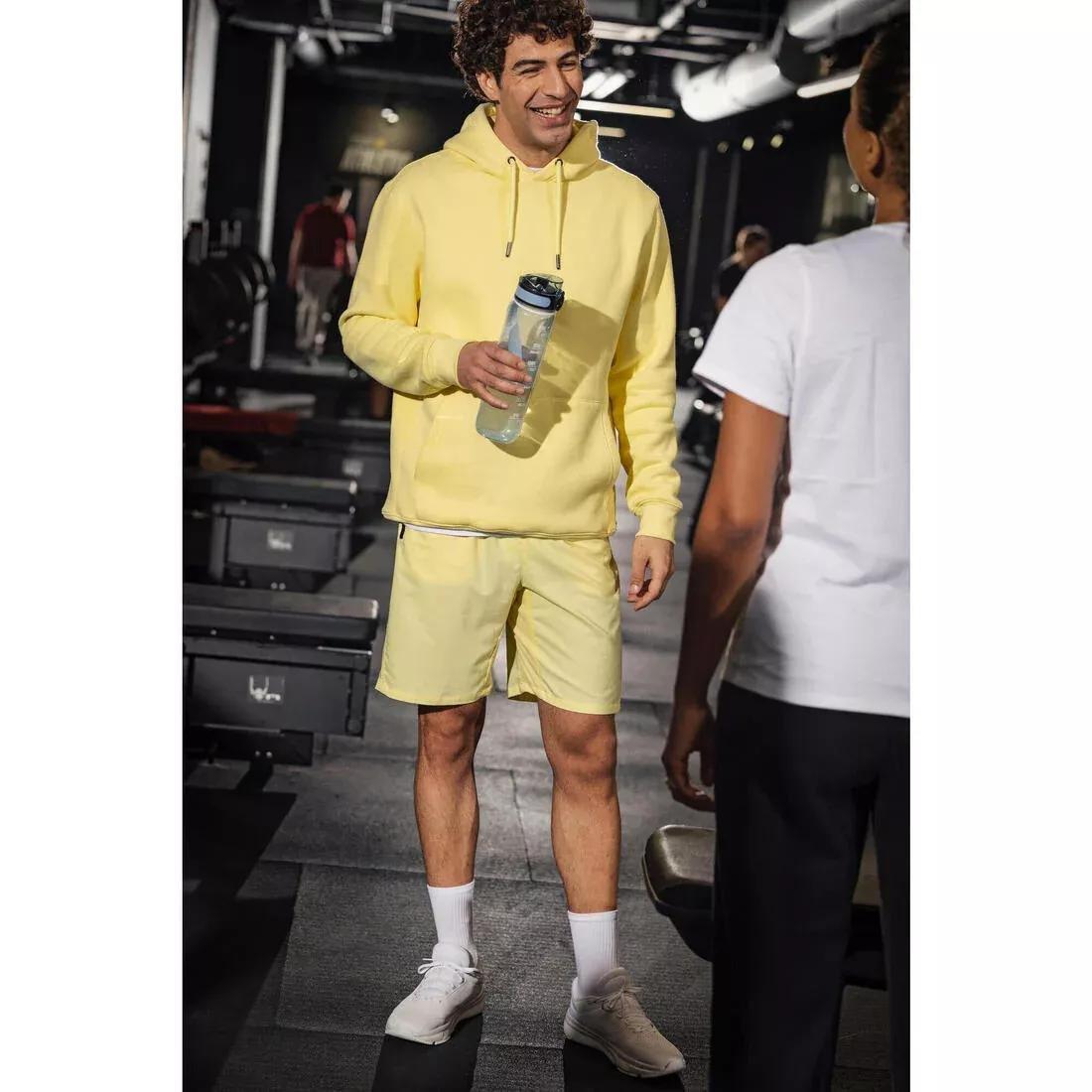 Fitness Shorts With Zip Pockets, Red, No Color, large image number 1