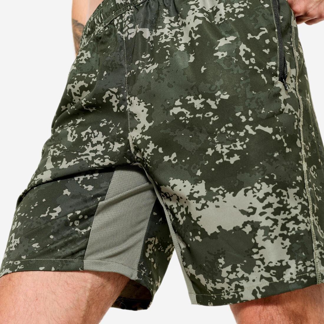 Fitness Shorts With Zip Pockets, Purple, No Color, large image number 1