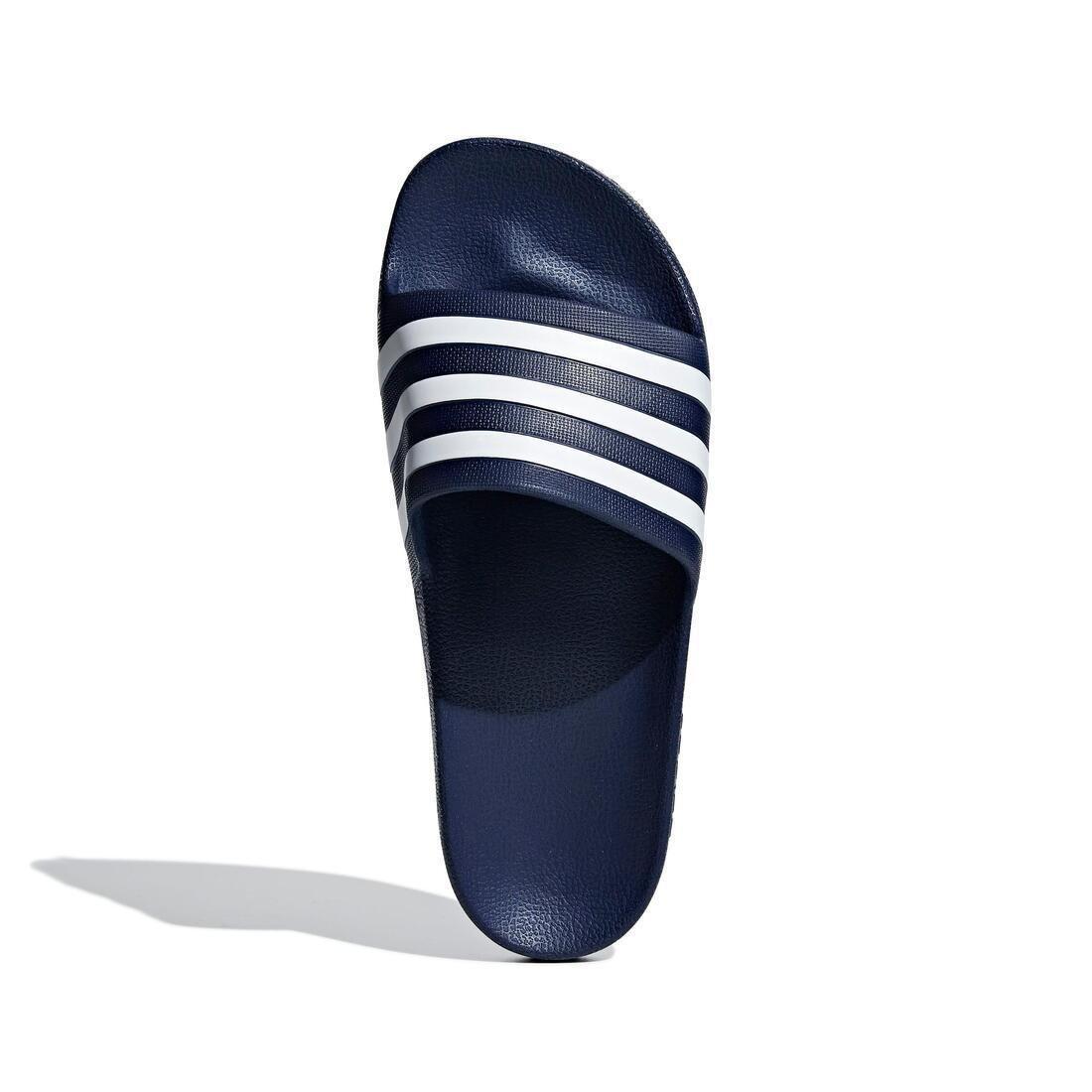 Unisex Adilette Aqua Slides, Navy, No Color, medium