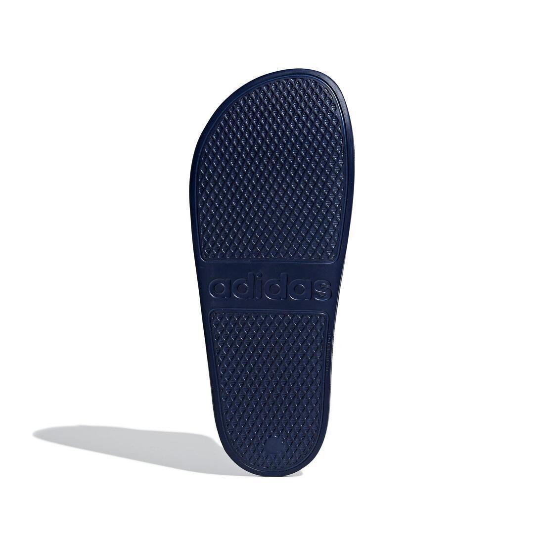 Unisex Adilette Aqua Slides, Navy, No Color, large image number 3