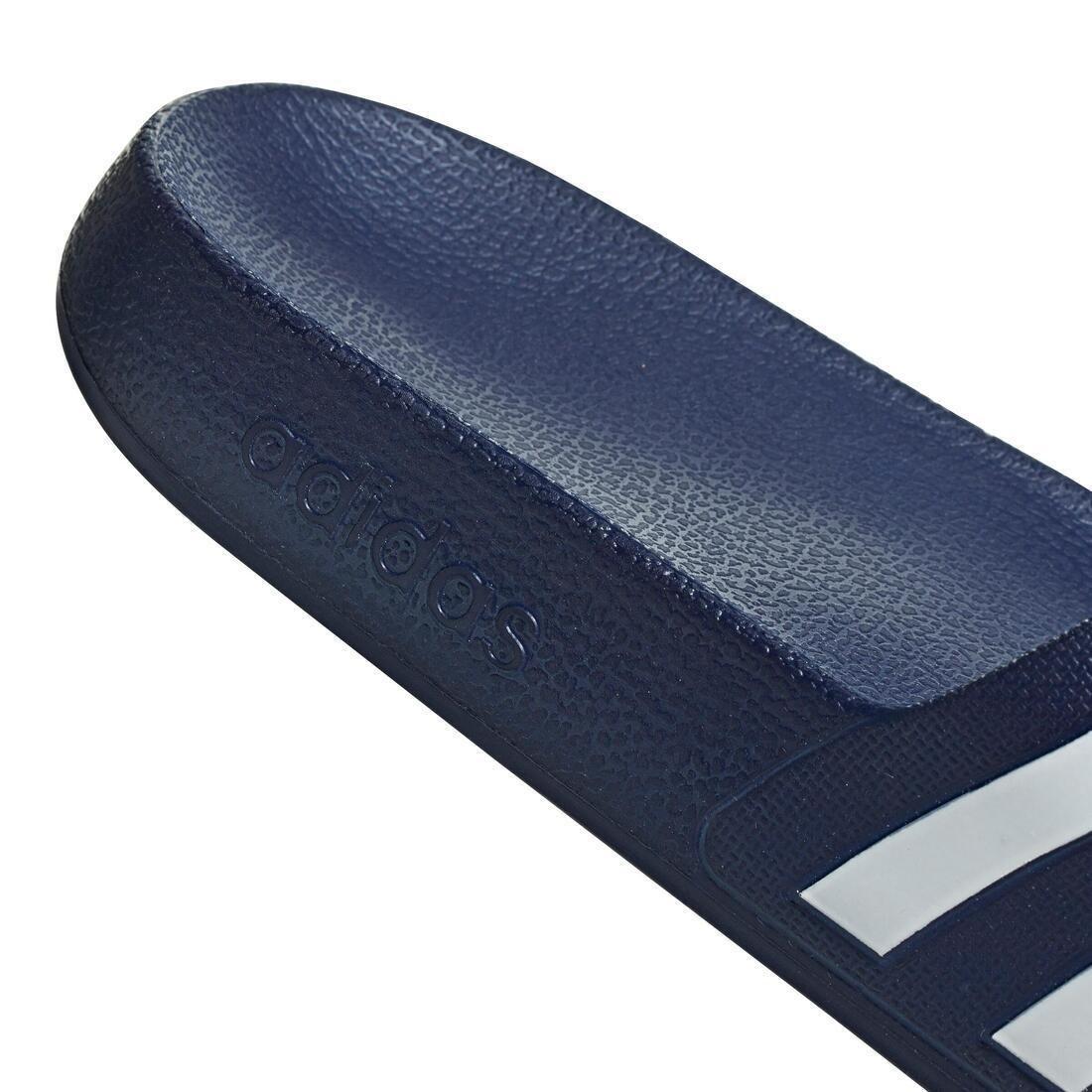 Unisex Adilette Aqua Slides, Navy, No Color, medium