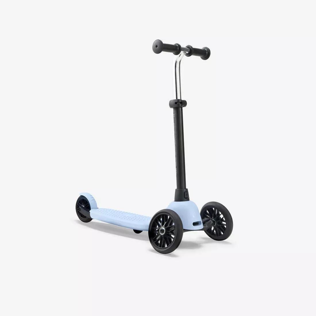 Kids Unisex 3-Wheeled Scooter Btwin - B100, Black, No Color, large image number 1