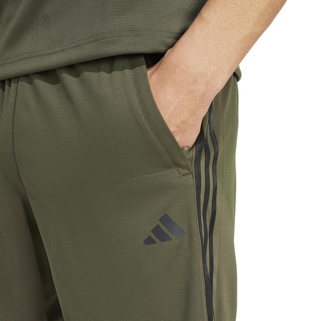 Train Essentials PiquØ£Â© 3-Stripes Training Shorts, Green, No Color, large image number 3