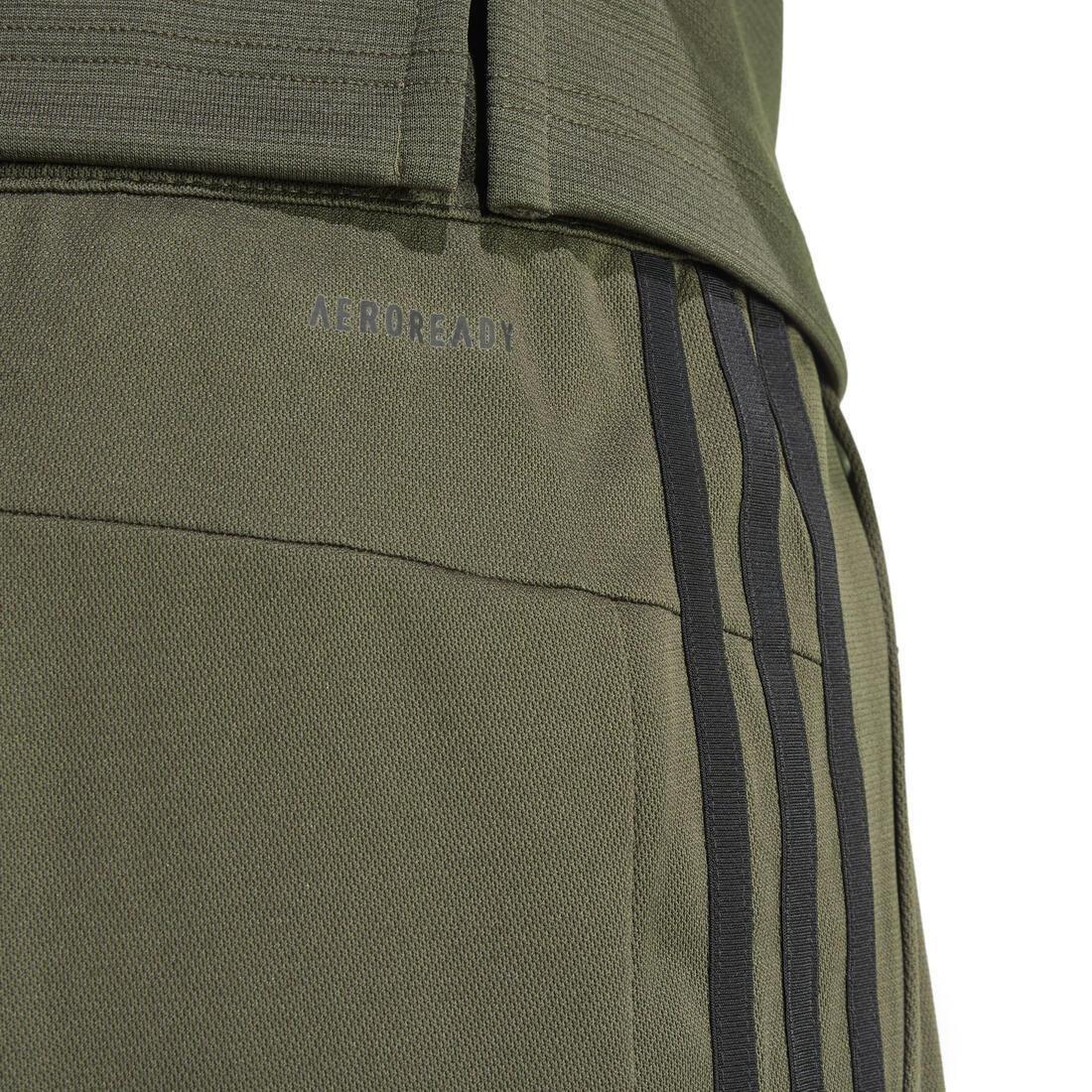 Train Essentials PiquØ£Â© 3-Stripes Training Shorts, Green, No Color, large image number 4