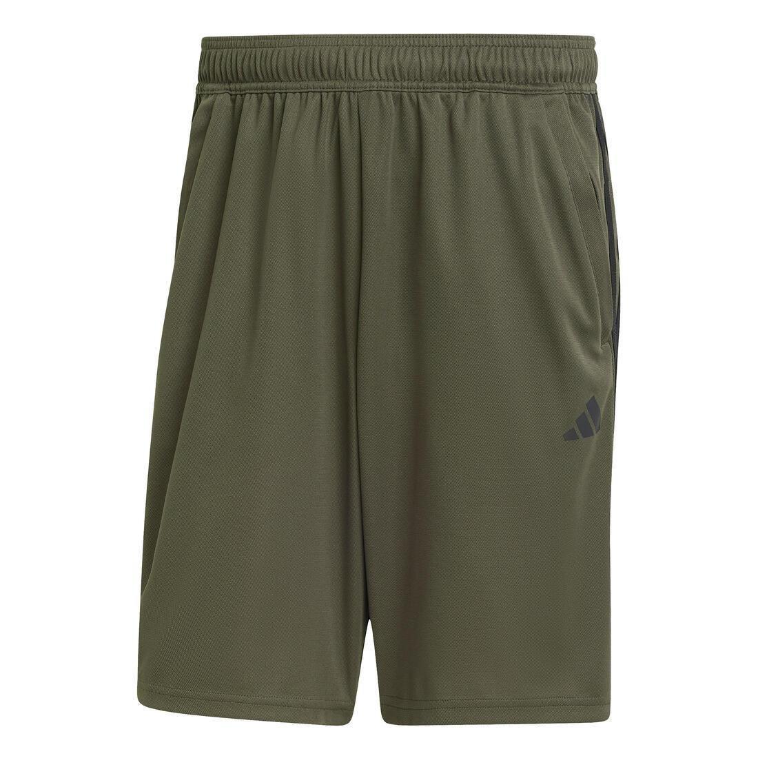 Train Essentials PiquØ£Â© 3-Stripes Training Shorts, Green, No Color, large image number 5
