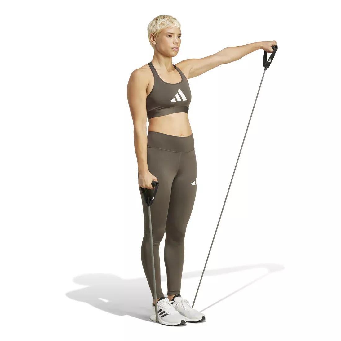 Train Essentials Big Logo Full-Length Leggings, Green, No Color, large image number 1