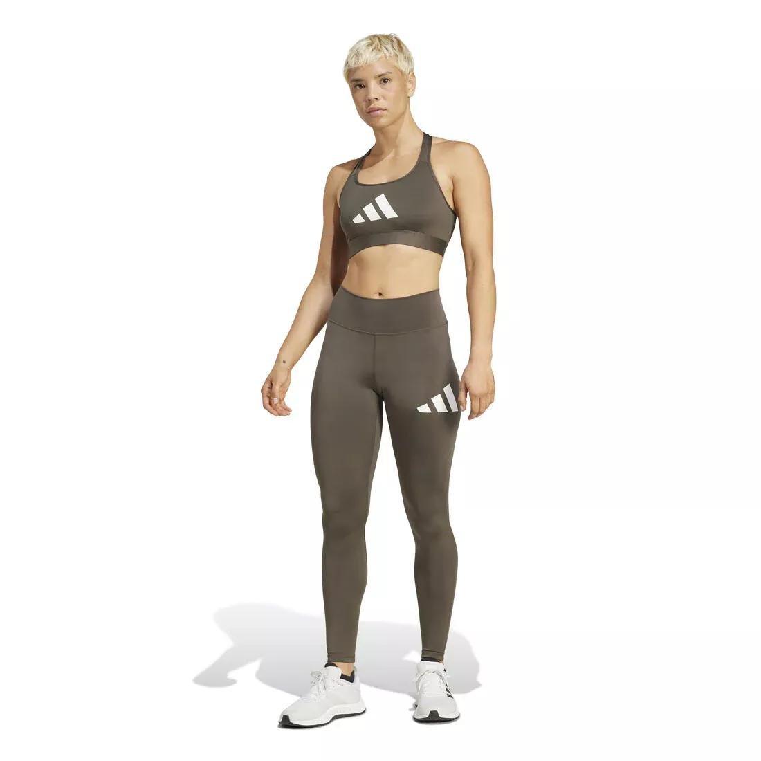 Train Essentials Big Logo Full-Length Leggings, Green, No Color, large image number 2