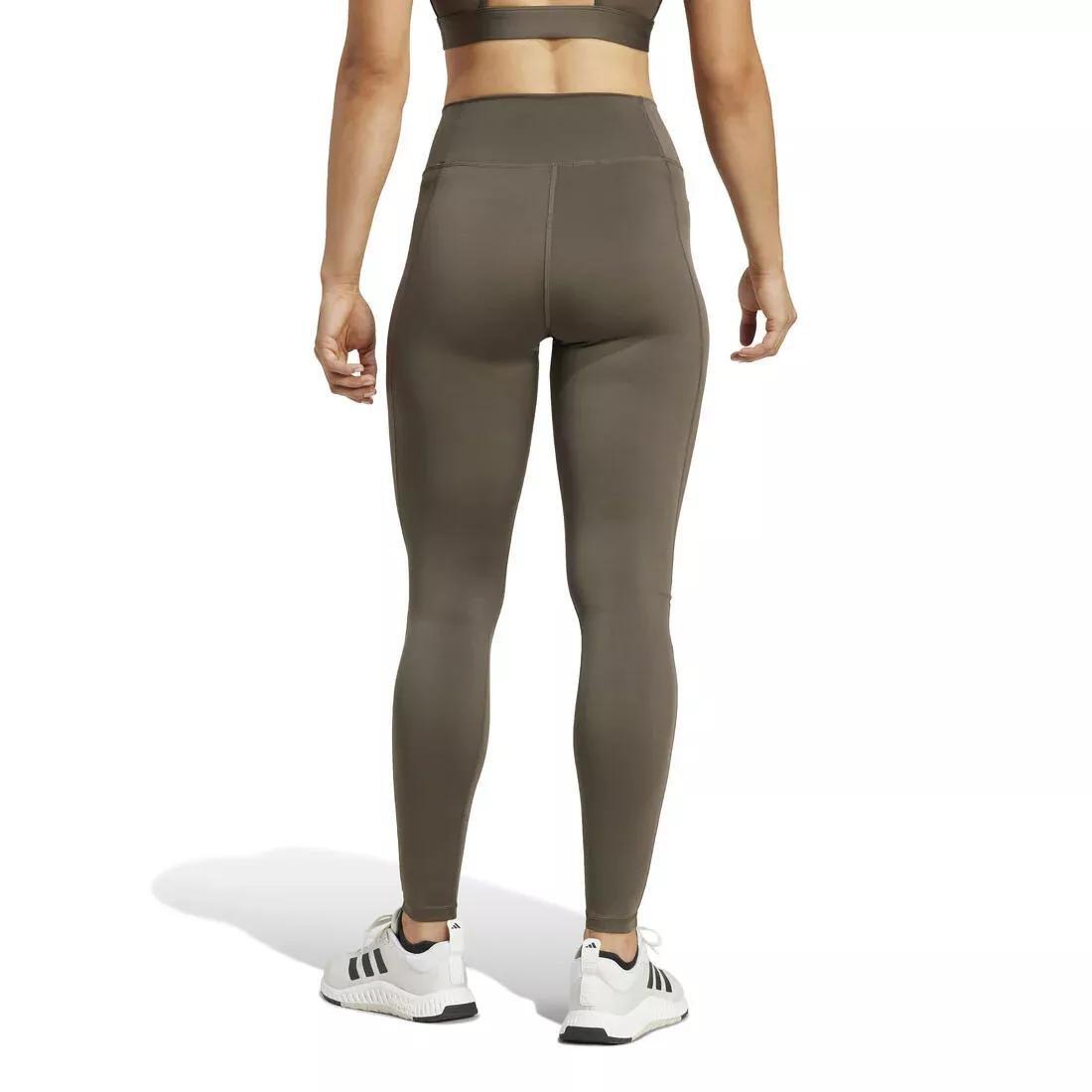 Train Essentials Big Logo Full-Length Leggings, Green, No Color, large image number 3