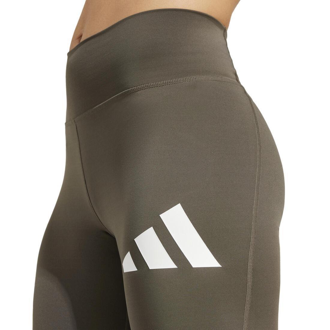 Train Essentials Big Logo Full-Length Leggings, Green, No Color, large image number 5