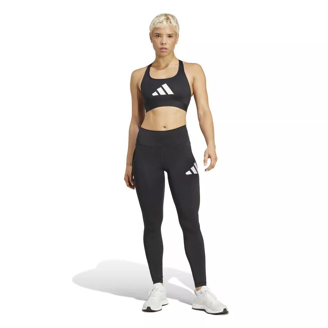 Train Essentials Big Logo Full-Length Leggings, Black, No Color, large image number 2