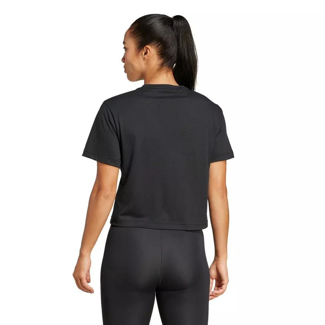 Train Essentials Big Logo Performance Training T-Shirt, Black, No Color, large image number 4