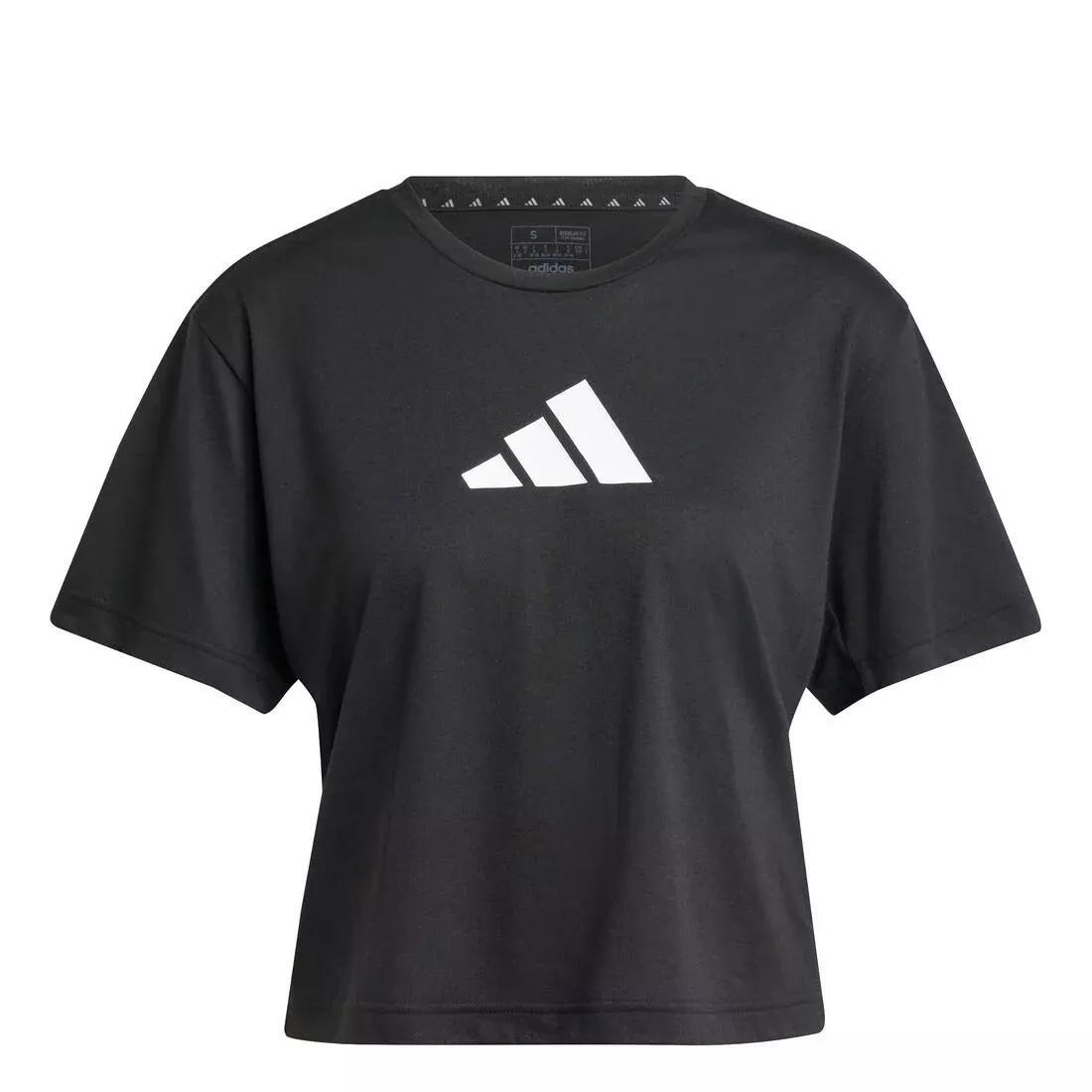 Train Essentials Big Logo Performance Training T-Shirt, Black, No Color, large image number 5