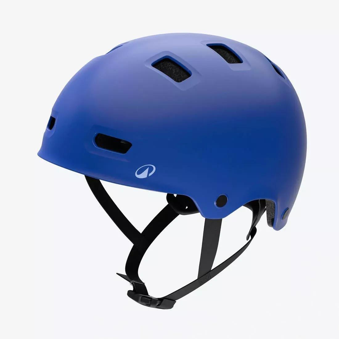 Kids Unisex Round Bicycle Helmet 47-59 cm, Move 500, Blue, No Color, large image number 1