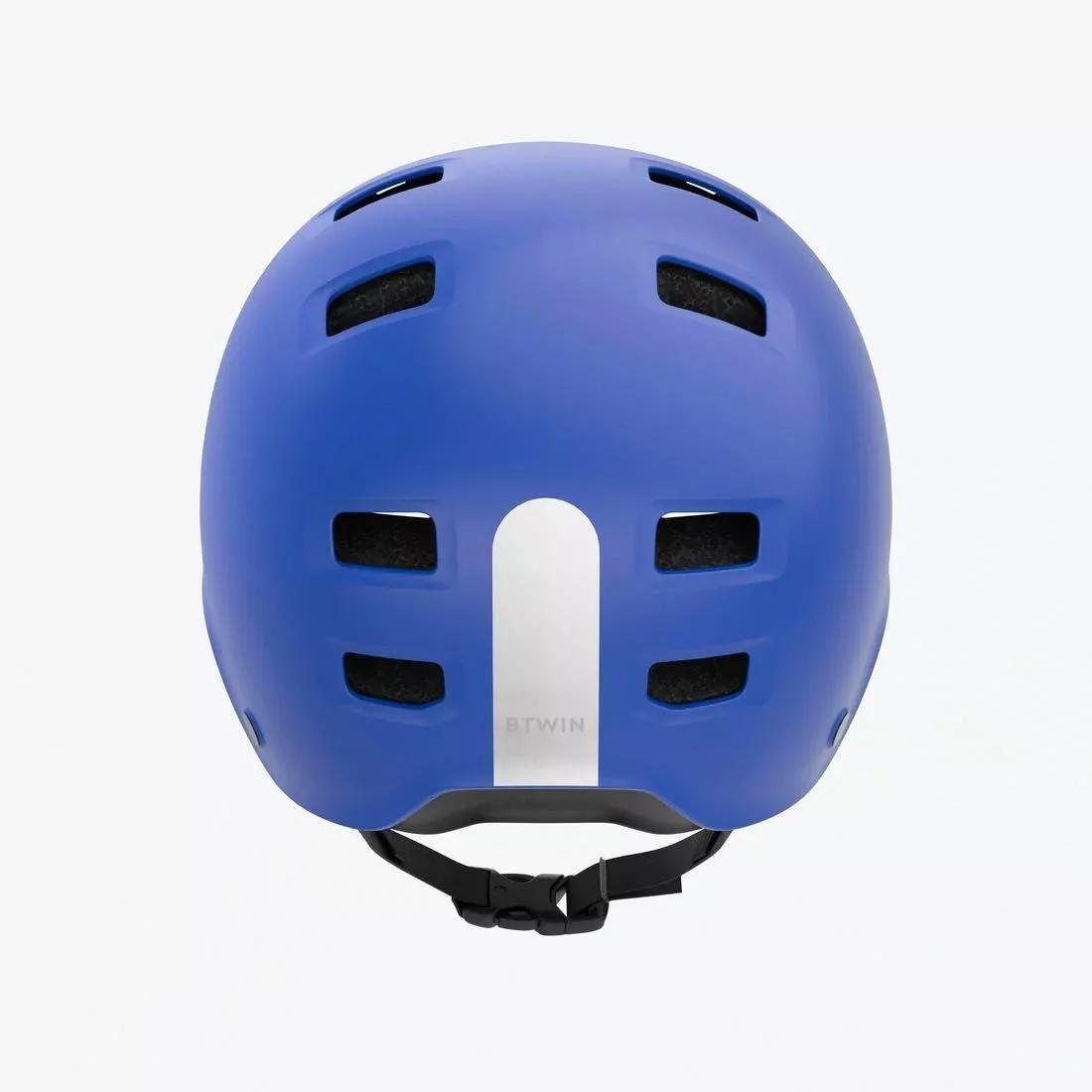 Kids Unisex Round Bicycle Helmet 47-59 cm, Move 500, Blue, No Color, large image number 4