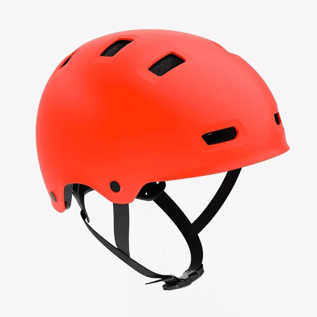 Kids Round Bicycle Helmet 47-59 cm - Move 500, Red, No Color, medium