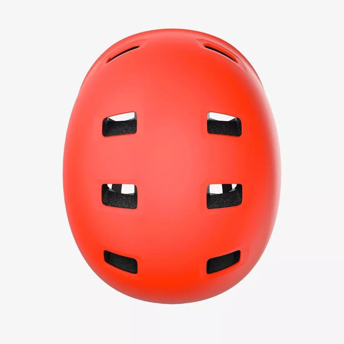 Kids Round Bicycle Helmet 47-59 cm - Move 500, Red, No Color, large image number 5