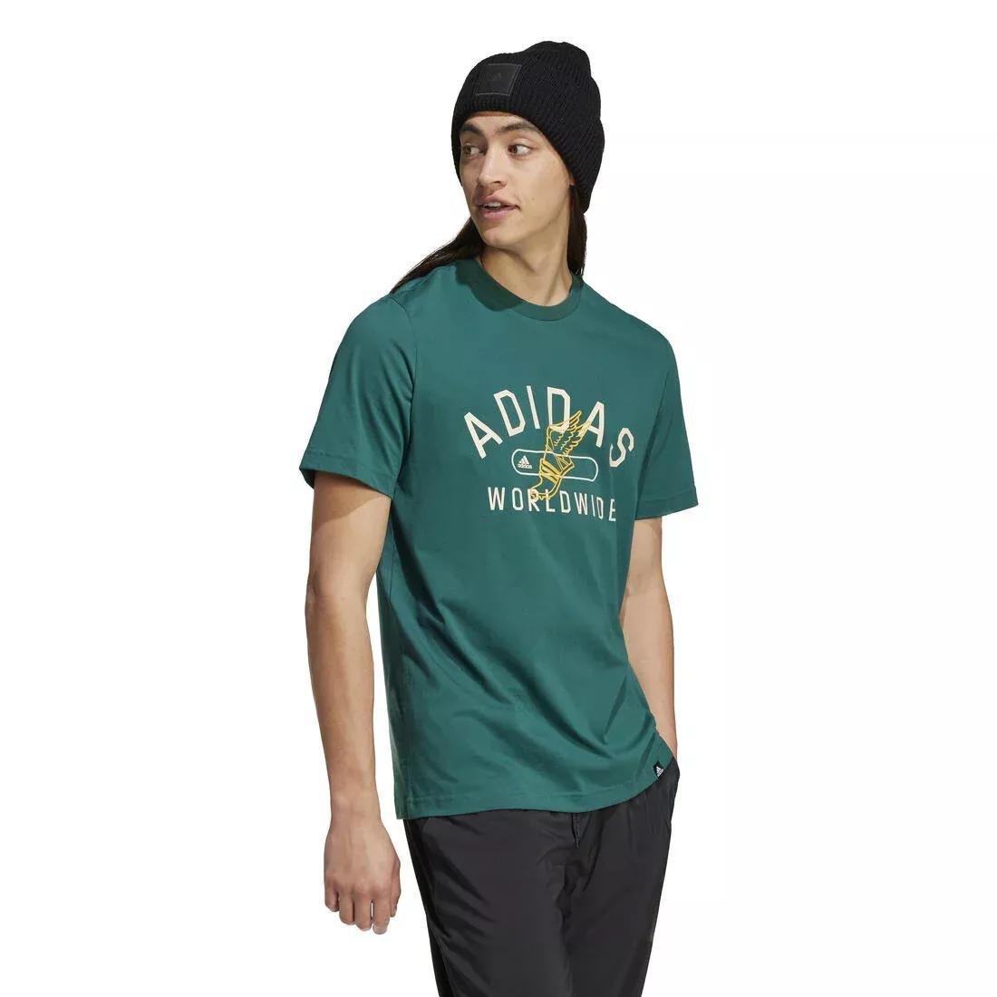 Collegiate Graphic T-shirt, Green, No Color, large image number 3