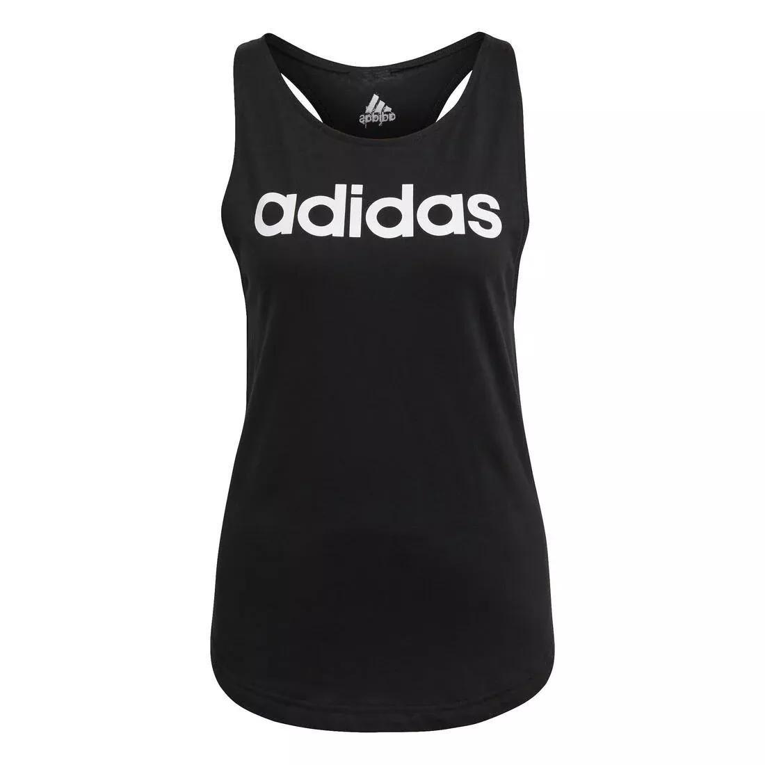 Essentials Loose Logo Tank Top, Black, No Color, large image number 0