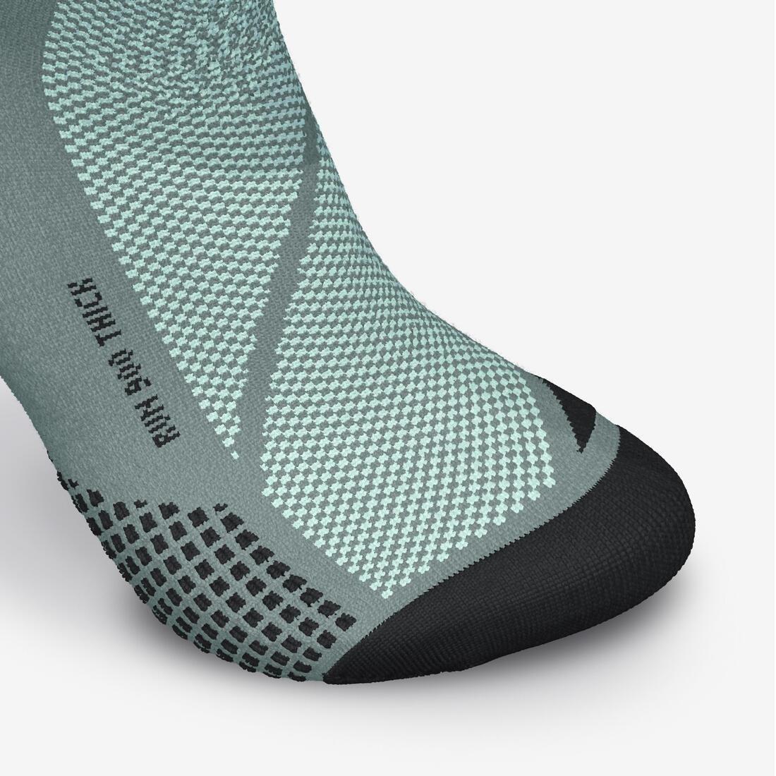 Mid-Calf Thick Running Socks - KIPRUN run900, Brown, No Color, large image number 2