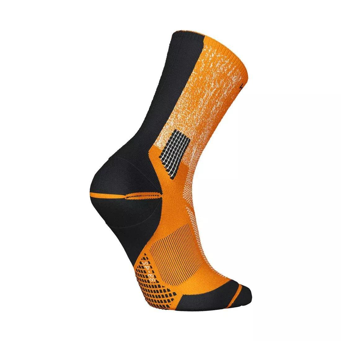 Mid-Calf Thick Running Socks - KIPRUN run900, Brown, No Color, large image number 8