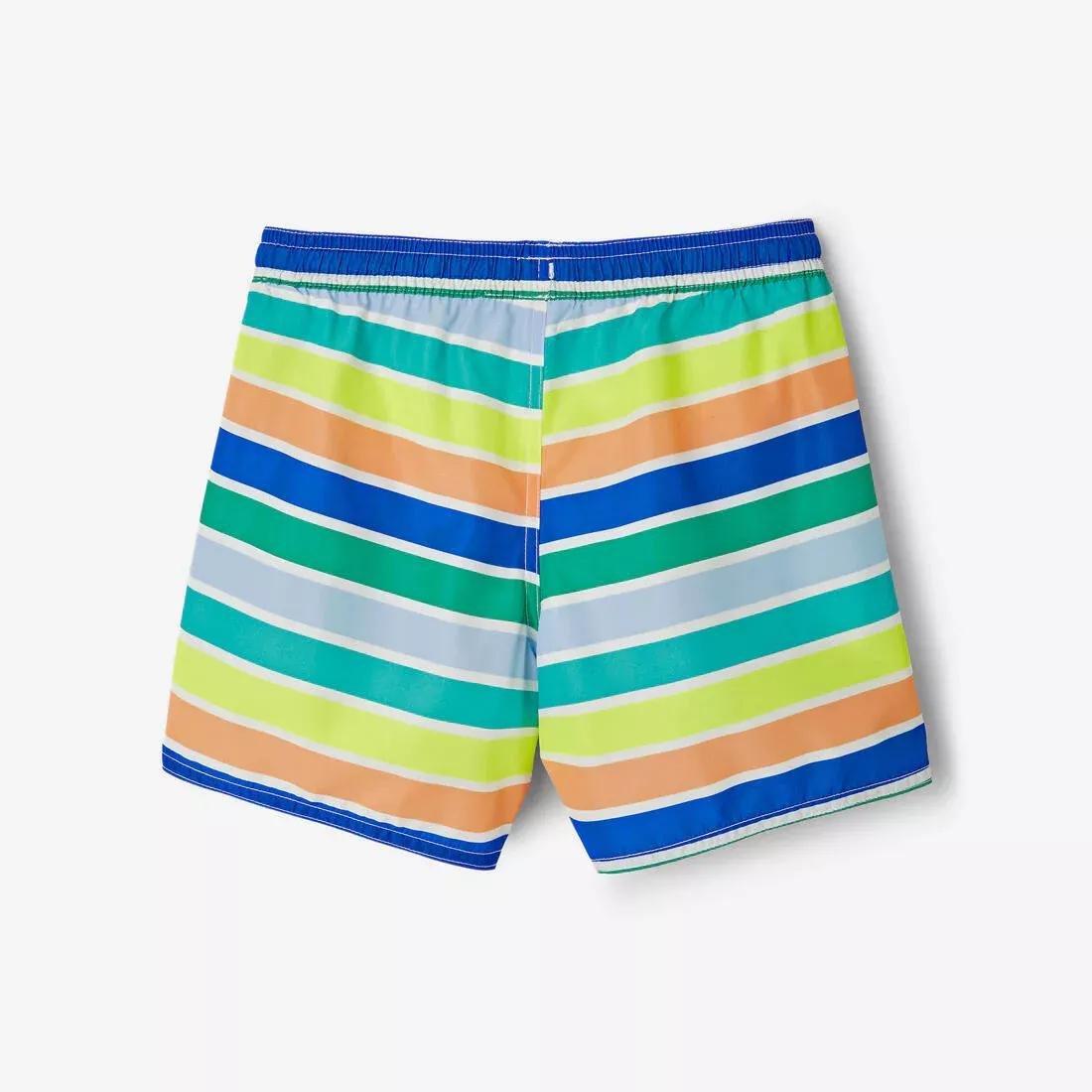 Kids Boys Swim Shorts - 100 Banana, Green, No Color, large image number 4